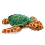 Wild Republic Knuffel Zeeschildpad Ecokins Junior 30 Cm Pluche Bruin/ - Verde