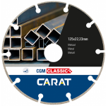 Carat Doorslijpschijf voor metaal | 125X22,23 mm | CGM Classic