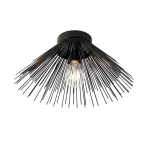 QAZQA Art Deco plafondlamp - Broom - Zwart