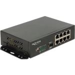 DeLOCK 87708 netwerk-switch Gigabit Ethernet (10/100/1000) - Zwart
