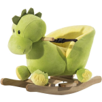 Hobbeldier - Hobbelpaard - Draak- Speelgoed Met Muziek Voor Kinderen Vanaf 18 Maanden - L60 X B33 X H45 Cm - Groen