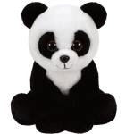 ty Beanie Babies Knuffel Panda Baboo - 15 Cm - Negro