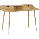 Beliani Lenora Bureau Mdf 60 X 120 Cm - Bruin