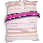 Heckett & Lane Dekbedovertrek Alena - Flambe - Lits-jumeaux 240x200/220 Cm - Roze