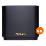 Asus ZenWiFi AX Mini XD4 Mesh Wifi 6 (4-pack) - Zwart - Zwart