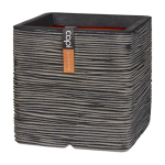 Capi Europe Pot Vierkant Rib Nl 50x50x50 Antraciet - Zwart