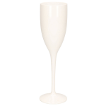 Onbreekbaar Champagne/prosecco Flute Glas Kunststof 15 Cl/150 Ml - Champagneglazen - Wit