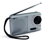 Caliber Draagbare Fm Am Radio - (Hpg311r) - Grijs