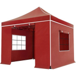 Lizzely Garden & Living Easy Up 3x3m Luxe Partytent - Rood