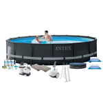 Intex Zwembad Ultra Xtr Frame - Zwembad Deal - 488x122 Cm - Grijs