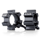 Zeuz® 2 Stuks Aluminium 50 Mm Haltersluiting & Halterklem - Halterstangsluiter - Barbell Lock Jaw - - Zwart