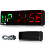 Zeuz® Mini Crossfit, Fitness & Sport Interval Timer - Stopwatch, Countdown & Aftelklok - Tabata & Hiit Digitale Klok