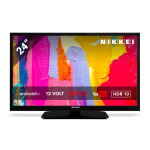 Nikkei Nl24mandroid - 24 Inch - Android Smart Tv - 12volt - Zwart