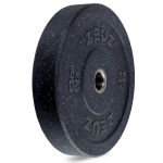 Zeuz® 1 Stuk Halterschijf 20 Kg - Gewichten Set - 20kg Bumper Plates - Voor 50 Mm Halter - Crossfit & Fitness - Zwart