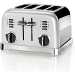 Cuisinart Brooster Style - Cpt180se - 4 Sleuven - Ontdooifunctie - 6 Standen - Frosted Pearl - Silver