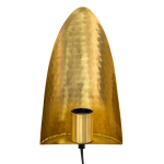 Clayre & Eef Wandlamp 16*7*25 Cm E27/max 1*40wkleurig Metaal Muurlamp Sfeerlampkleurig Muurlamp Sfeerlamp - Goud