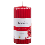 Bolsius Geurkaars True Scents Pomegranate 12 Cm Wax - Rood