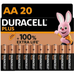 Duracell Plus Alkaline 100% Aa 20 Pack (Lr6)