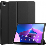 Just in case Smart Tri-fold Lenovo Tab M10 Plus (3e generatie) Book Case - Zwart