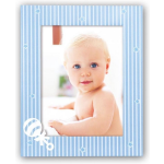 Zep - Metalen Baby Fotolijst Irma Blue Voor Foto Formaat 15x20 - Z668b - Blauw