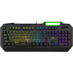 T-DAGGER GUNBOAT - Toetsenbord Gaming - Membraam - Rainbow Verlichting - Bedraad - QWERTY
