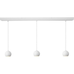 Lamponline Hanglamp Denver 3 Lichts Ø 10 Cm L 100 Cm - Wit