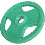 Gorilla Sports Gewichtsschijf - Halterschijf - 5 Kg - Gripper Gietijzer (Rubber