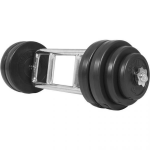 Gorilla Sports Halterset - Triceps Trainer - 35 Kg - Kunststof