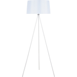 Staande Vloerlamp Op Statief Minimalistisch Design - Staande Lamp Op Driepoot Modern 40w - 48 X 156 Cm - Wit