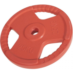 Gorilla Sports Gewichtsschijf - Halterschijf - 25 Kg - Gripper Gietijzer (Rubber