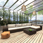 Vidaxl 8-delige Loungeset Met Kussens Poly Rattan - Bruin