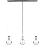 Steinhauer Hanglamp Elegance 3 Lichts L 100 Cm Mat Chroom - Silver