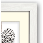 Zep - Houten Fotolijst Met Passe-partout Regent 4 Formaat 20x30 / 30x40 Cm - V32344 - Wit