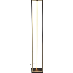 BES LED Led Vloerlamp - Trion Ediyon - 26w - Aanpasbare Kleur - Rechthoek - Mat - Aluminium - Zwart