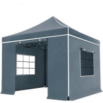Lizzely Garden & Living Easy Up 3x3m Luxe Partytent - Grijs