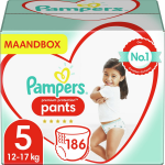 Pampers - Premium Protection Pants - Maat 5 - Maandbox - 186 Luierbroekjes