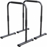 Gorilla Sports Dip Bars Deluxe - Push Up Stand Bar - Zwart