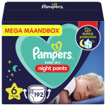 Pampers - Night Pants - Maat 6 - Mega Maandbox - 192 Luierbroekjes