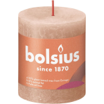 Bolsius Rustiek Stompkaars 80/68 Creamy Caramel - Bruin