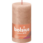 Bolsius Rustiek Stompkaars 130/68 Creamy Caramel - Bruin