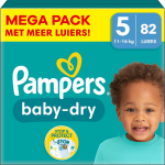 Pampers - Baby Dry - Maat 5 - Mega Pack - 82 Luiers