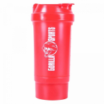 Gorilla Sports Shakebeker - Shaker - 500 Ml - - Rood