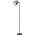 BES LED Led Vloerlamp - Aigi Rolo - E14 Fitting - Rond - Mat - Aluminium - Grijs