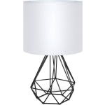 BES LED Led Tafellamp - Tafelverlichting - Aigi Larano - E14 Fitting - Rond - Mat - Aluminium - Zwart
