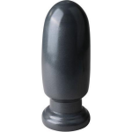 American bombshell Grote ronde buttplug - Grijs