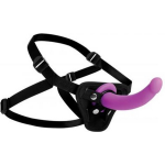 Strap U Navigator G-Spot Voorbinddildo Met Harnas - Roze