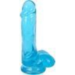 Lollicock Dildo Met Ballen 15 CM - Berry Ice - Blauw