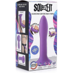 Squeeze-It Buigzame Siliconen Dildo - - Paars
