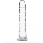 Addiction Crystal - Transparante Dildo - 18 cm