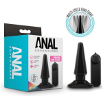 Anal Adventures - Basic Vibrerende Anaal Plug - Zwart